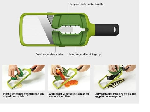 Multi-grip Mandoline, Vegetable Cutter Fruit Slicers Grater Magic Kitchen Household Slicer